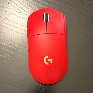 Logitech Bold Red Wireless Mouse